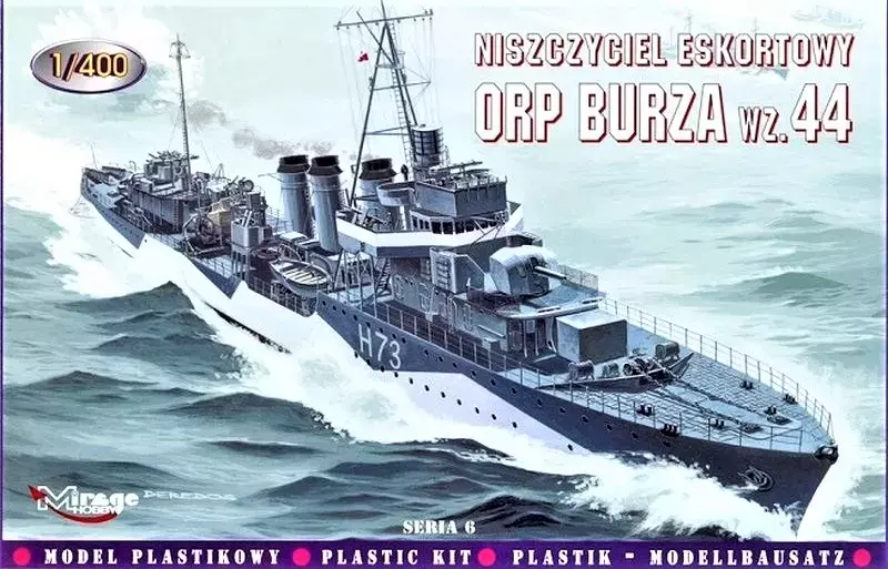 Model niszczyciela eskortowego ORP Burza - Zabawki