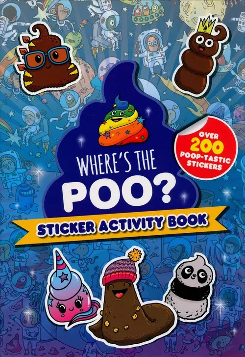 Where's the Poo? Sticker Activity Book - Audiobooki