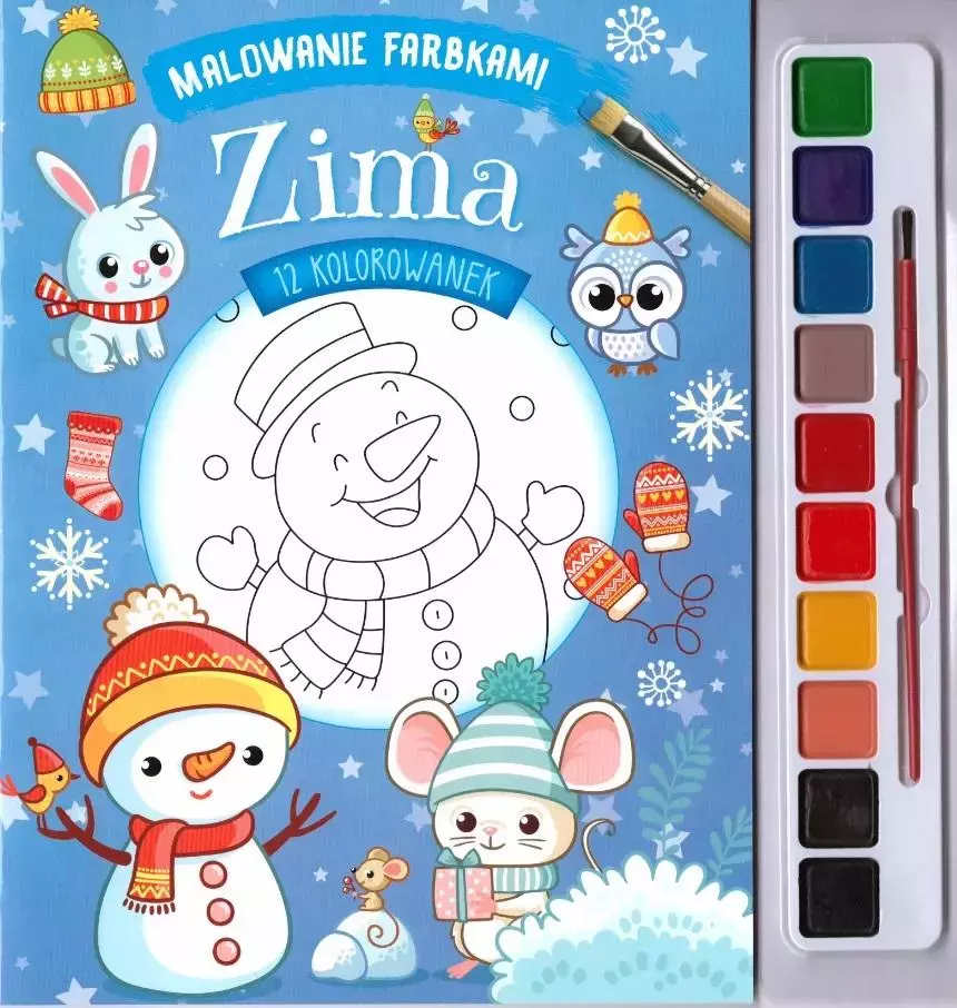 Malowane farbami. Zima - Książki