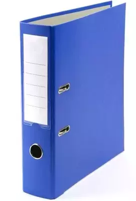 Segregator okuty A4, grzbiet 5.0 cm, niebieski - Papiernicze i szkolne