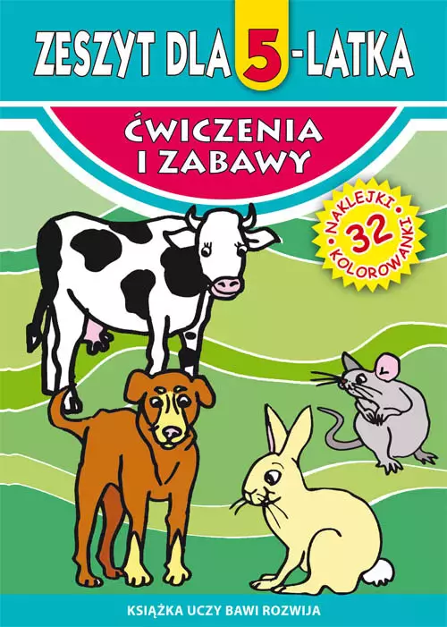 Ćwiczenia i zabawy. Zeszyt dla 5-latka - Książki