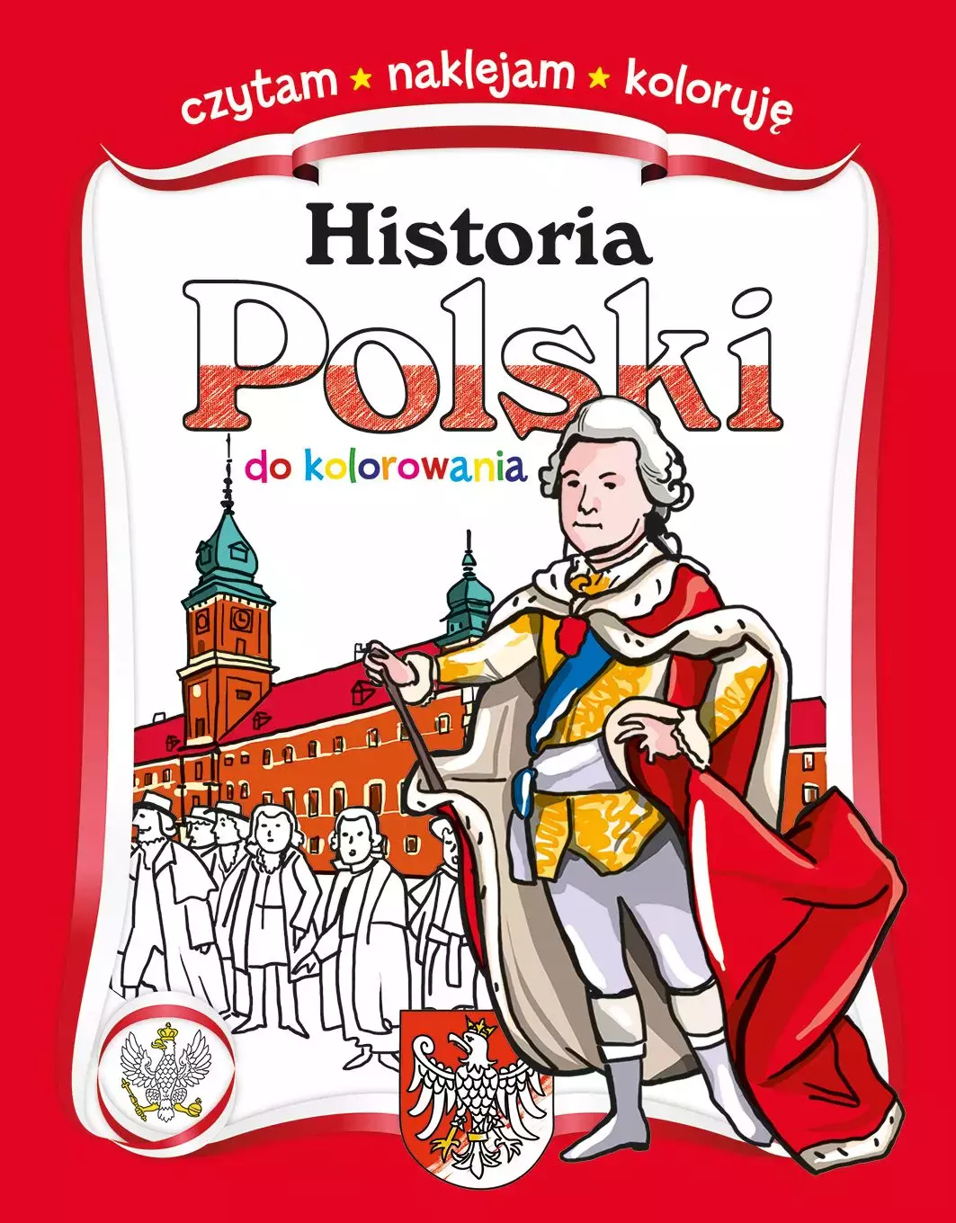 Historia Polski do kolorowania - Książki