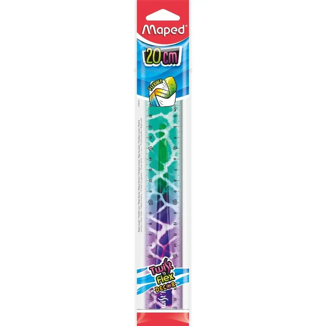 Linijka Twistn Flex Animals 20cm MAPED - Papiernicze i szkolne