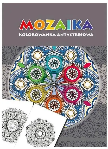 Kolorowanka antystresowa 210x290mm 32str. Mozaika, MFP - Książki
