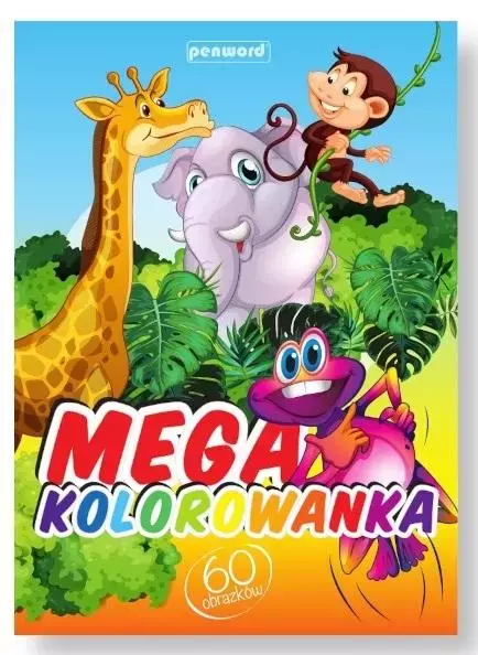 Mega kolorowanka - Książki