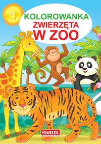 Kolorowanka. Zwierzęta w ZOO - Książki
