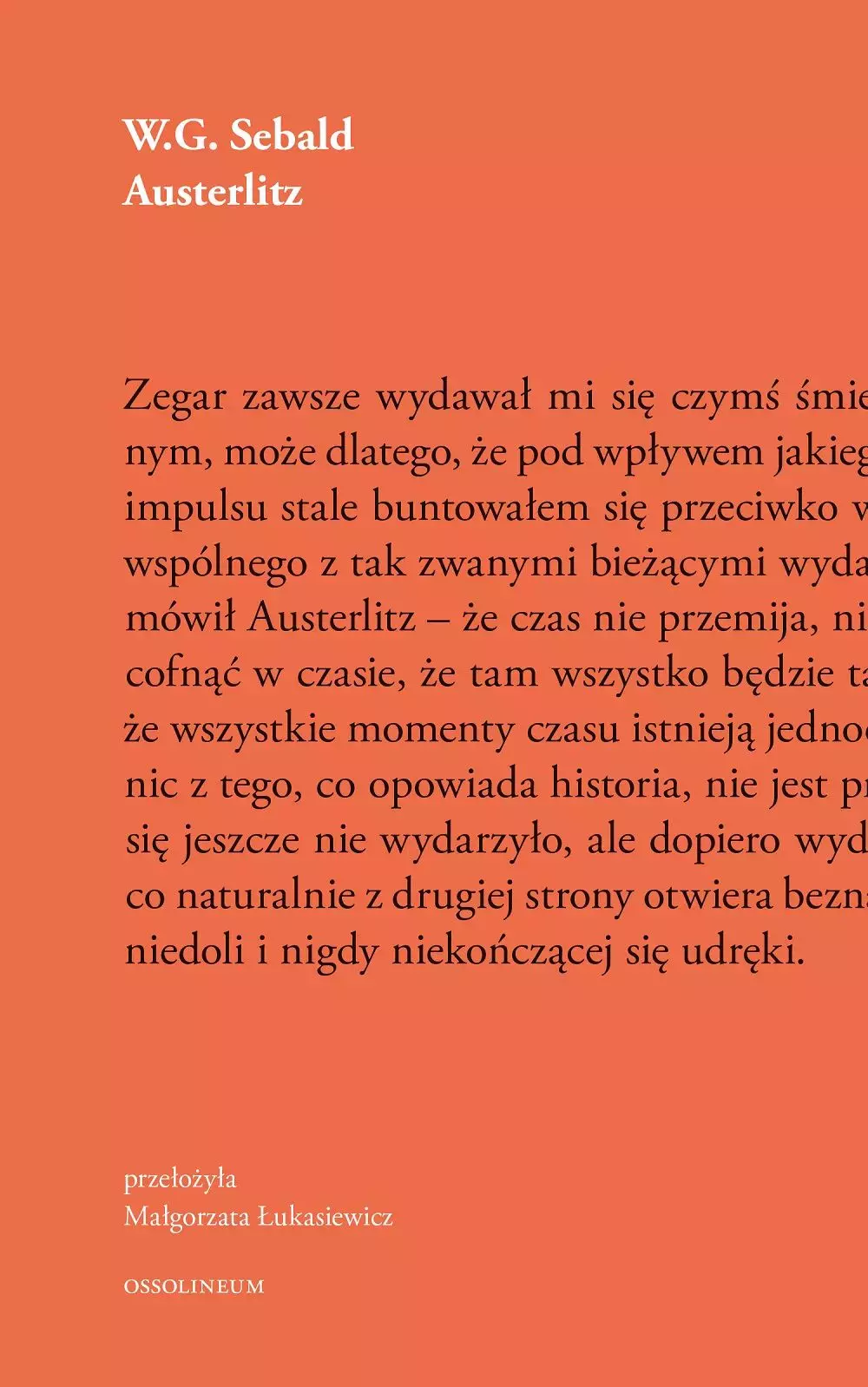 Austerlitz - Książki