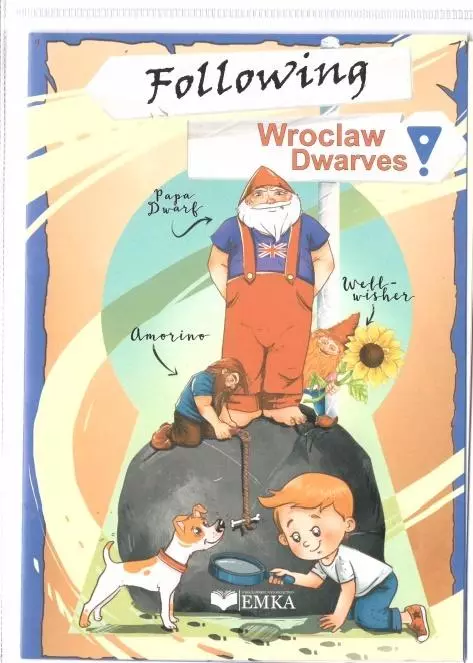 Na tropie Wrocławskich krasnali w.ang - Książki