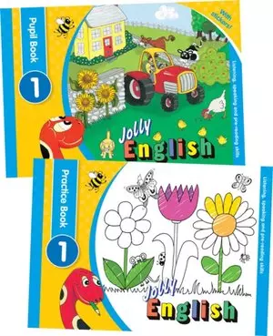 Jolly English Level 1 Pupil Set: In Precursive Letters (British English edition) - Książki