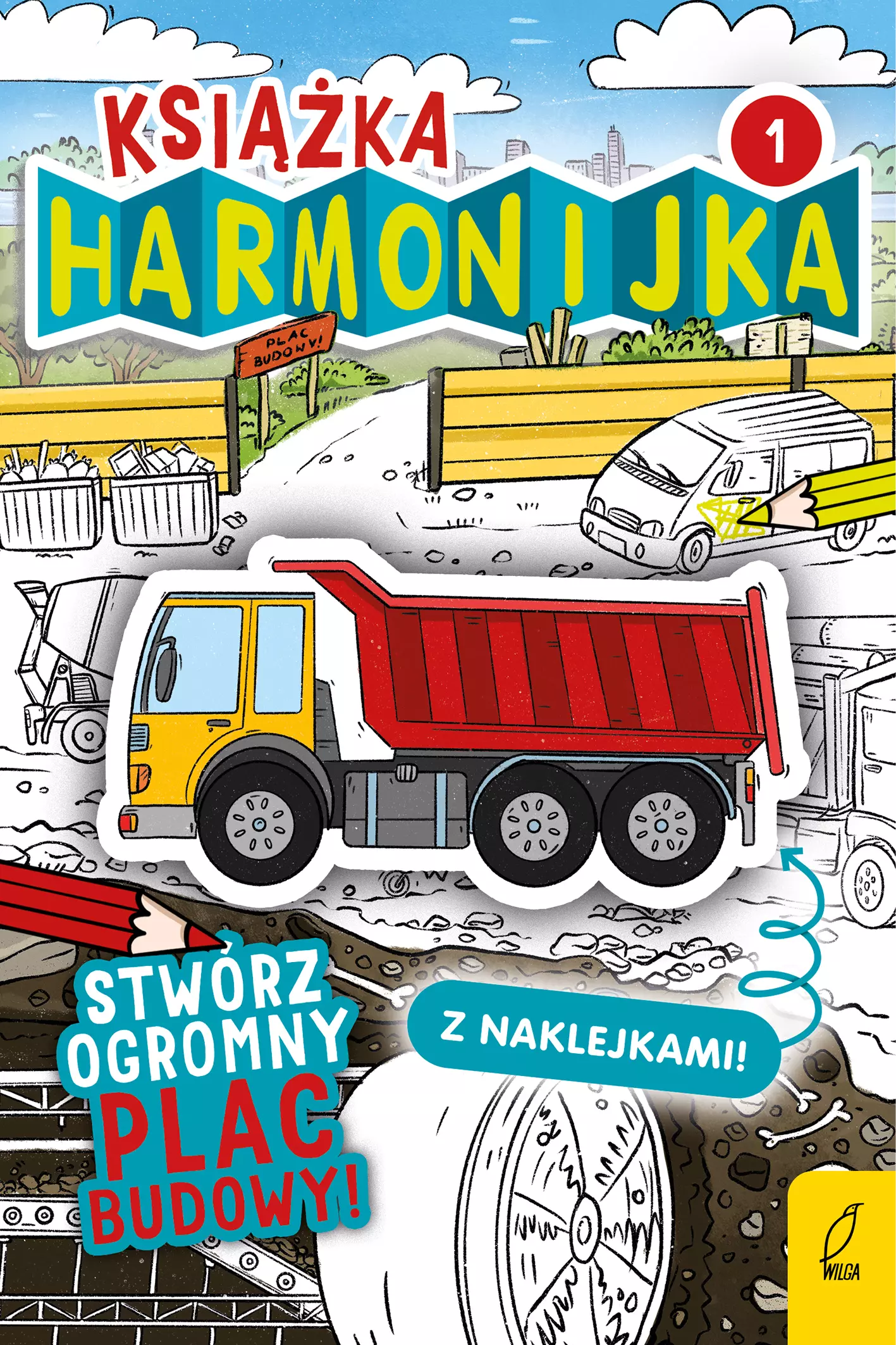 Książka harmonijka. Stwórz ogromny plac budowy! Część 1 - Książki
