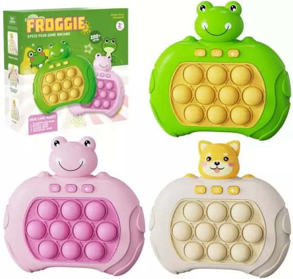 Gra POP IT quick push Żabka i piesek - Gry