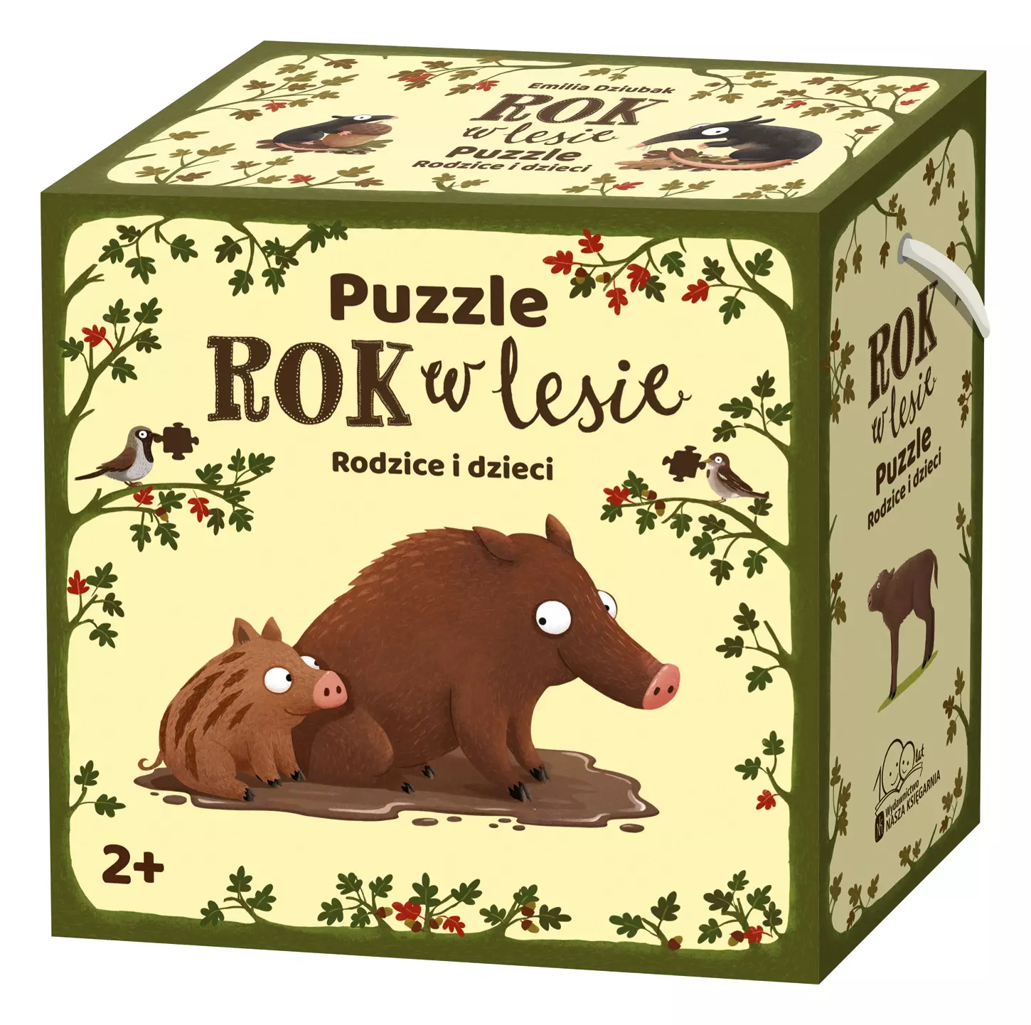 Puzzle 20 elementów. Rok w lesie. Rodzice i dzieci - Puzzle