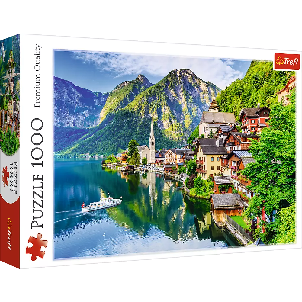 Puzzle 1000 elementów. Hallstatt, Austria - Puzzle