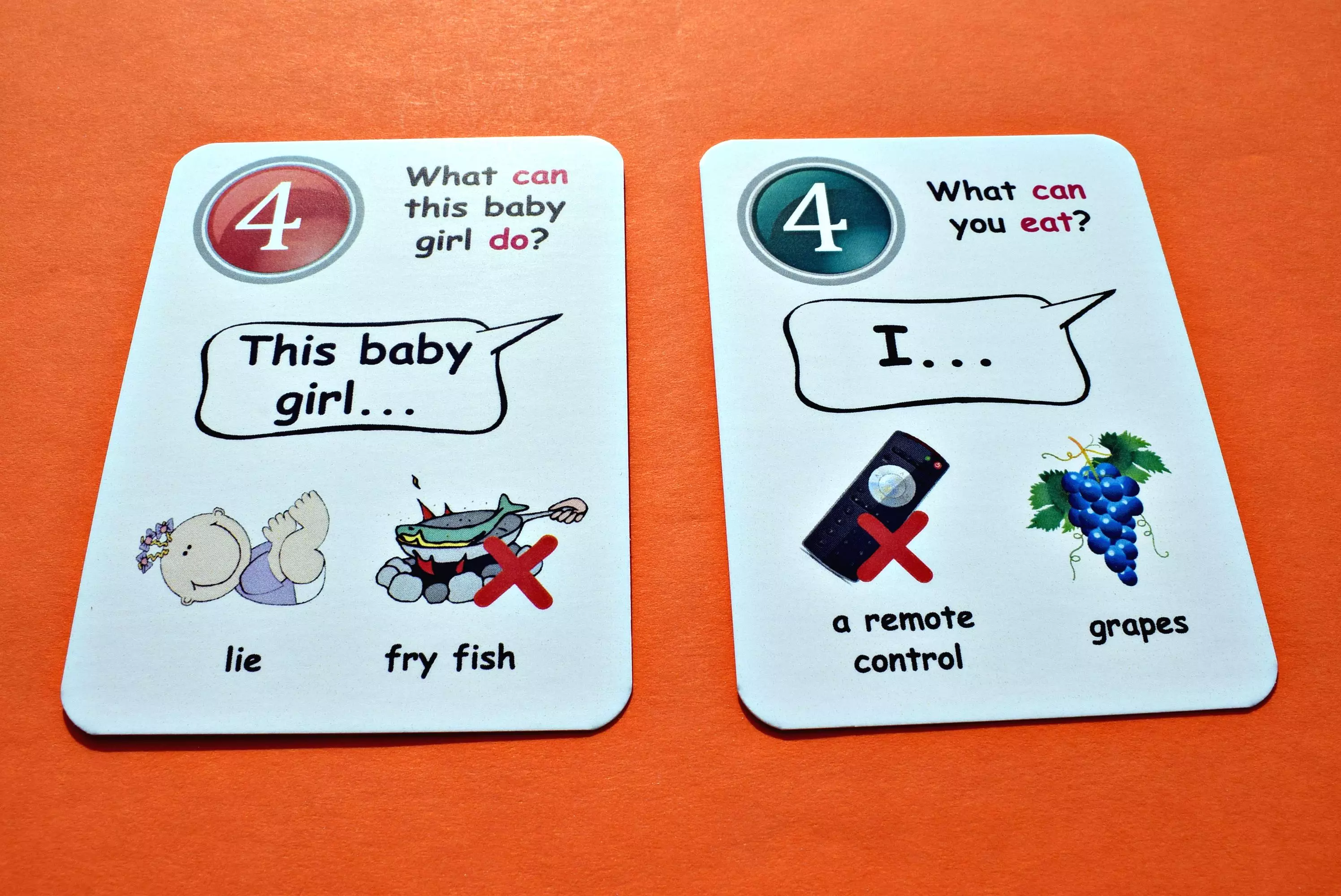 Fun Card English. Can / Can't - Gry