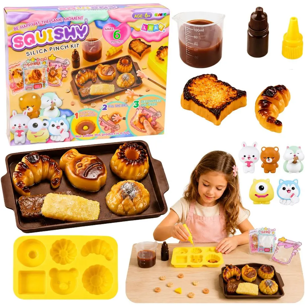 Zestaw kreatywny dla dzieci Plastyczny Tworzenie Squishy Ozdobne Wypieki Ciastka DIY Lean (29704) - Zabawki