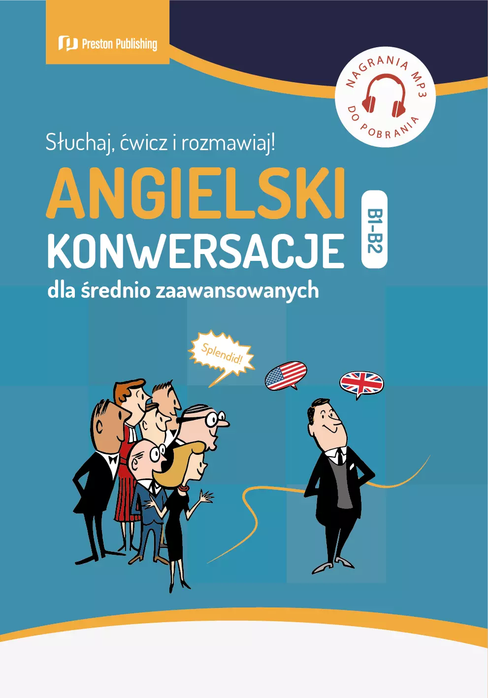 Angielski. Konwersacje dla średnio zaawansowanych. Poziom B1-B2 - Książki