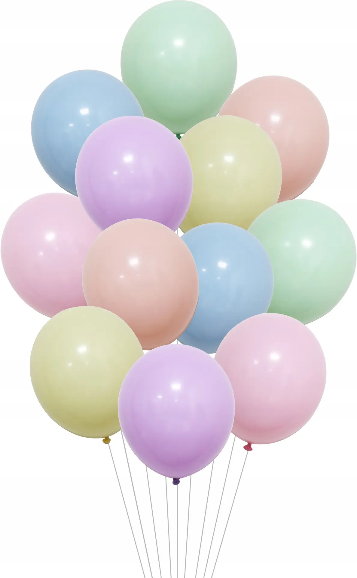 BALONY LATEKSOWE PASTELOWE 30CM 12 SZTUK ZESTAW BALONÓW PASTELOWYCH - Papiernicze i szkolne