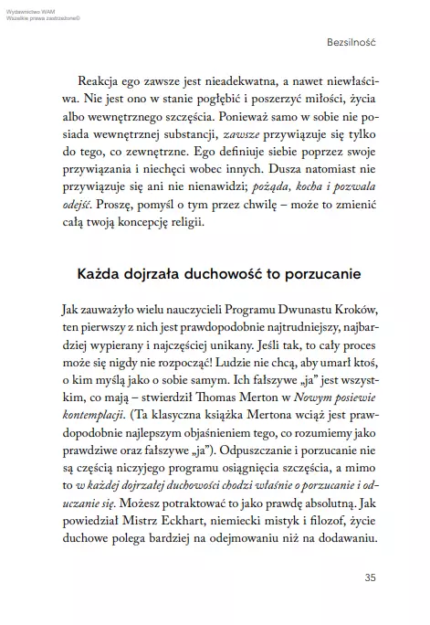 Oddychając pod wodą. Duchowość i Program Dwunastu Kroków - Książki