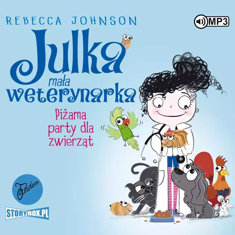 Julka - mała weterynarka. Tom 1. Piżama party dla zwierząt. Audiobook - Audiobooki