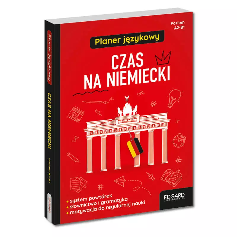 Niemiecki. Planer językowy. Czas na niemiecki. Poziom A2-B1 - Książki