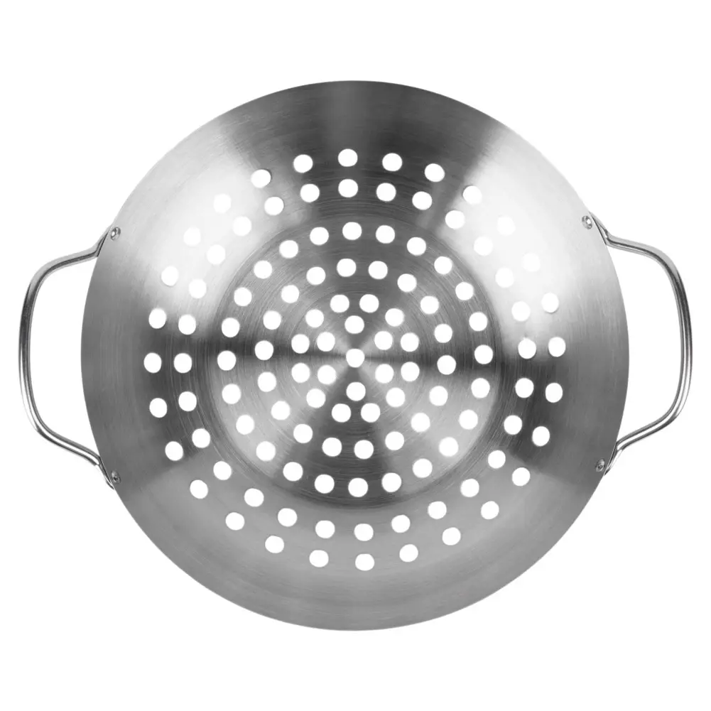 Koszyk do grillowania stalowy perforowany 28 cm - Elektronika i akcesoria