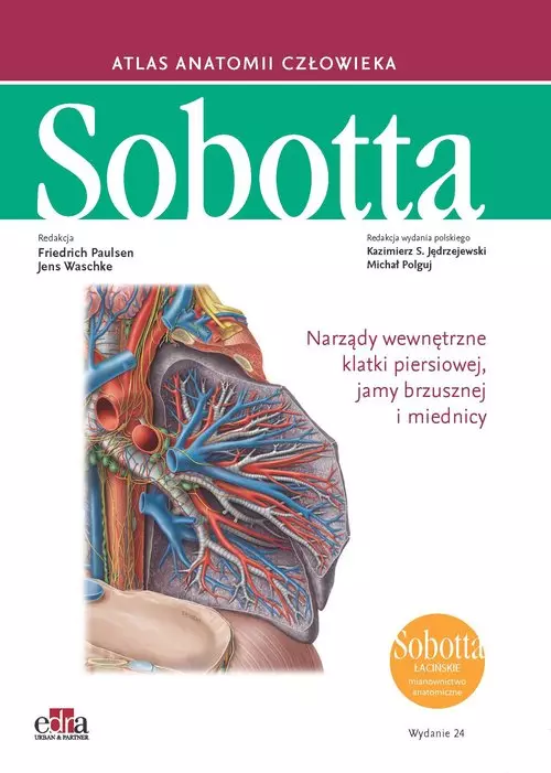 Atlas anatomii człowieka Sobotta Łacińskie mianownictwo. Tom 2 - Książki