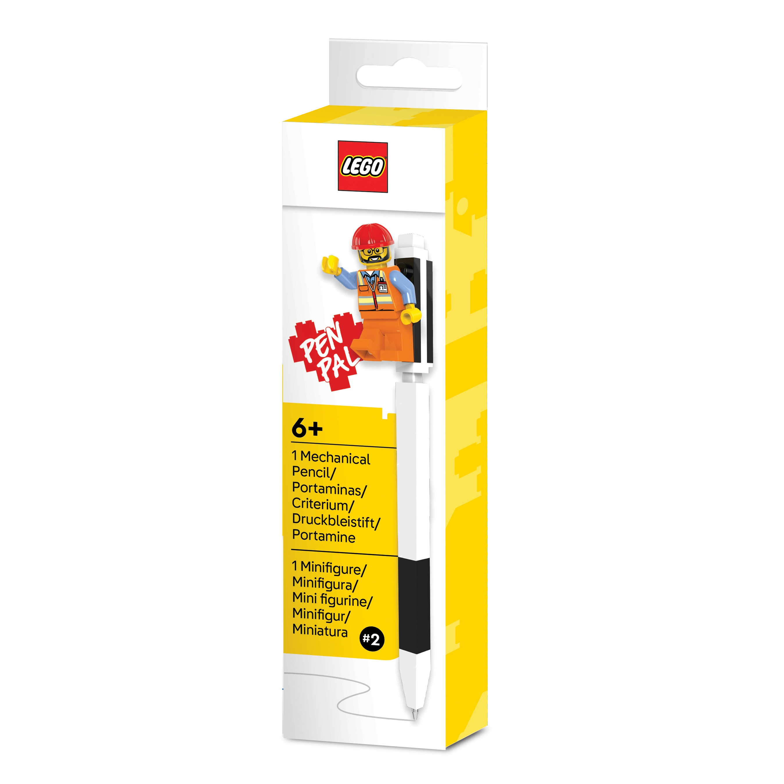 Ołówek mechaniczny LEGO Pen Pal z Minifigurką – czarny - Papiernicze i szkolne