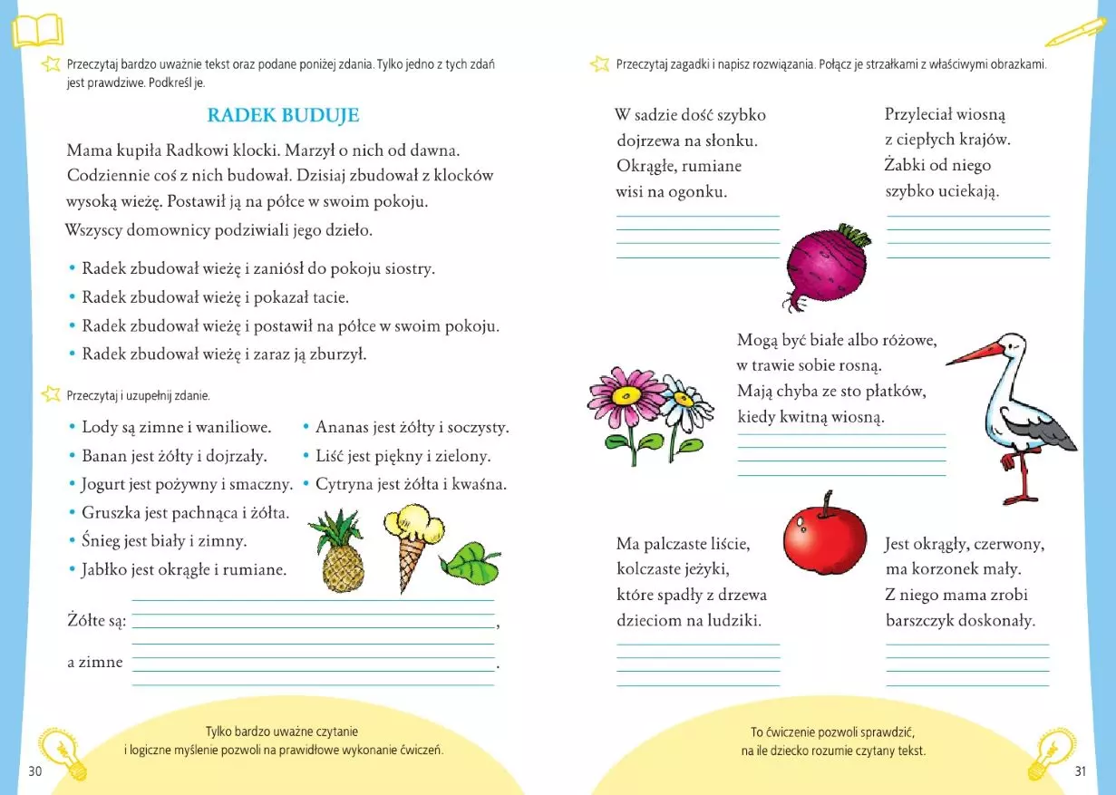 Moja akademia. Czytanie ze zrozumieniem. Nowy rok szkolny - Książki