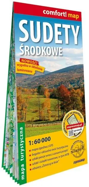 Comfort!map Sudety Środkowe 1:60 000 - Książki