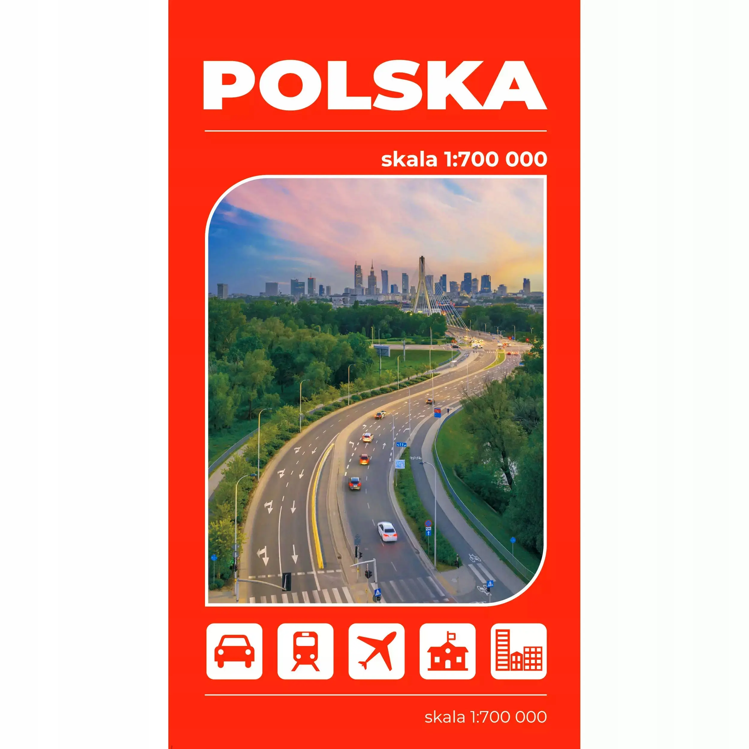 Polska mapa samochodowa składana dwustronna WYDANIE 2026 ArtGlob - Książki