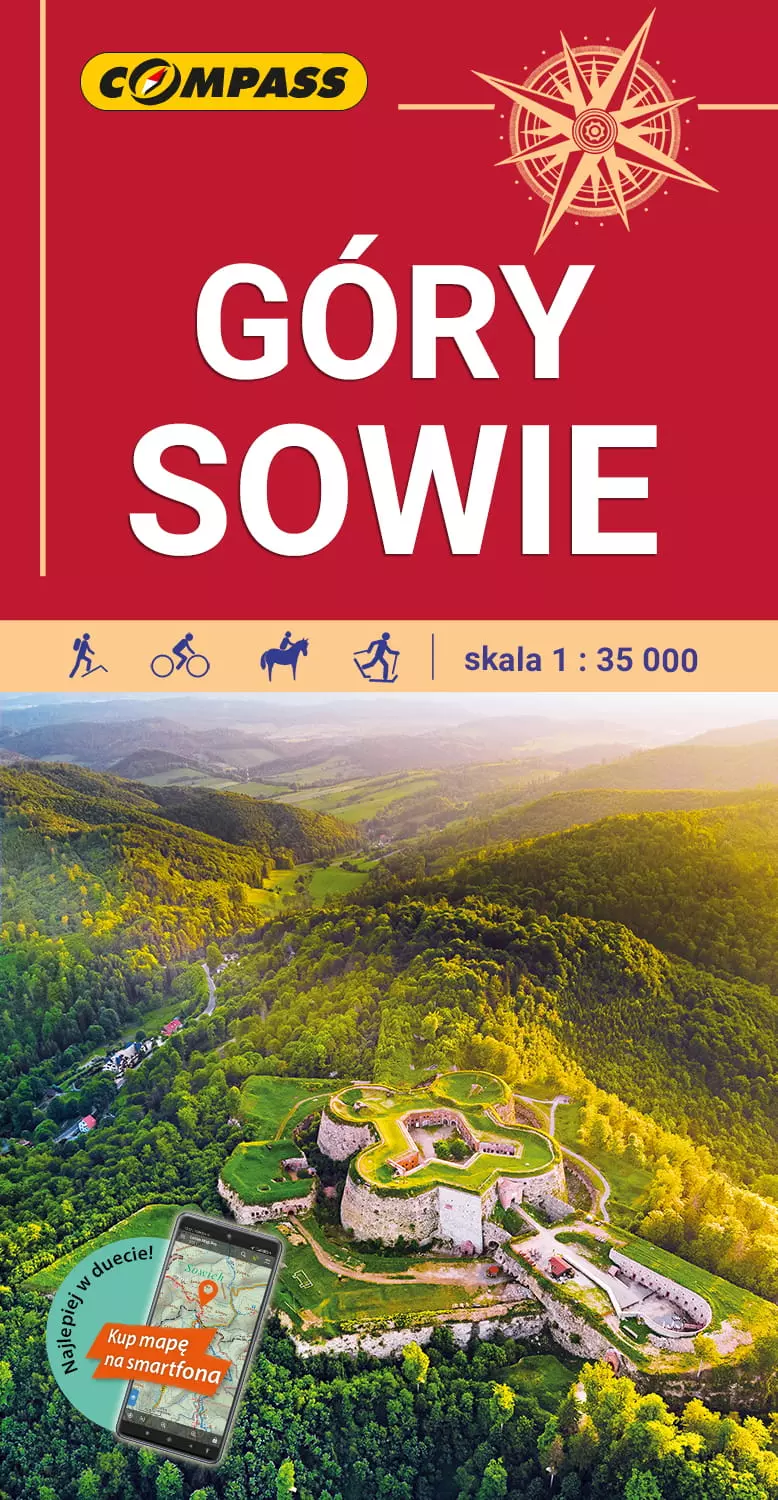 Góry Sowie. Mapa w skali 1:35 000 - Książki