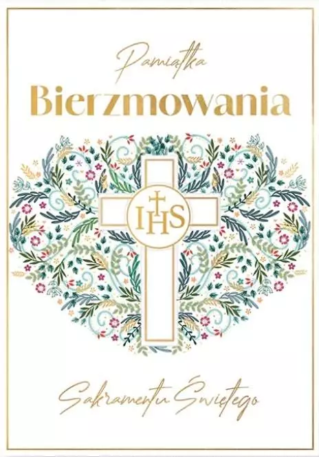 Karnet A5 Bierzmowanie. Krzyż - Papiernicze i szkolne
