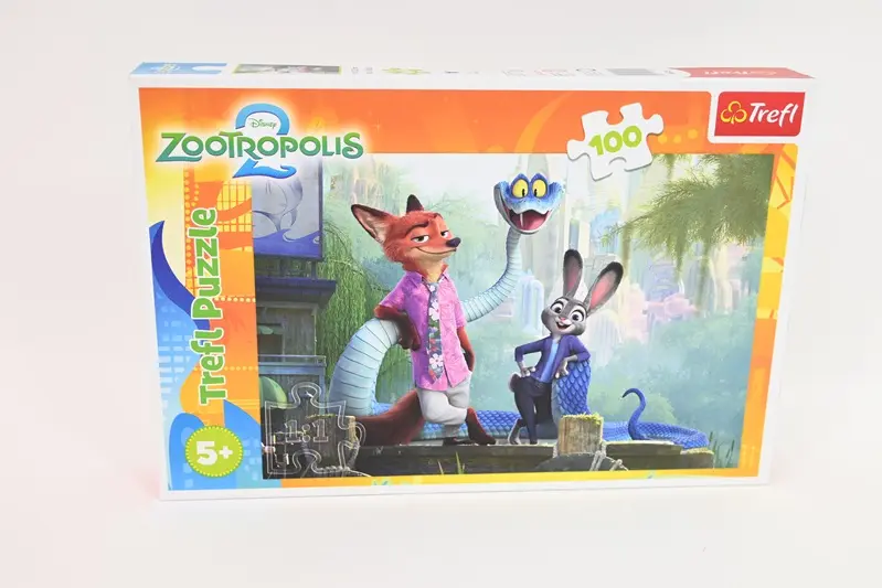 PUZZLE 100 Tajemnice Zootopii/Disney 16523 - Zabawki