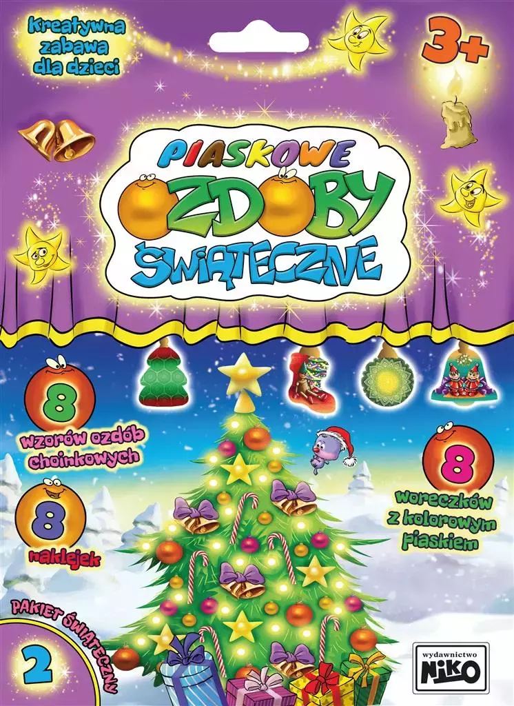 Piaskowe ozdoby świąteczne. Pakiet nr 2 - Książki