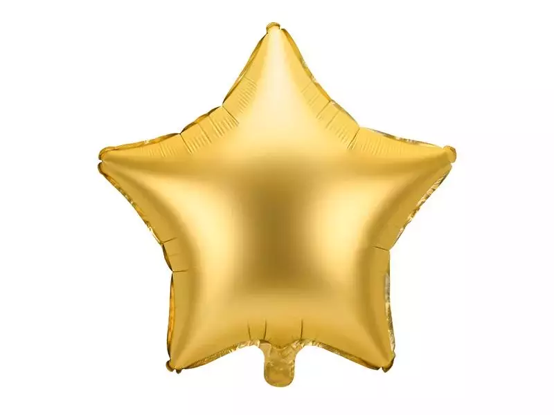 Balon foliowy Gwiazdka 48cm złoty - Papiernicze i szkolne