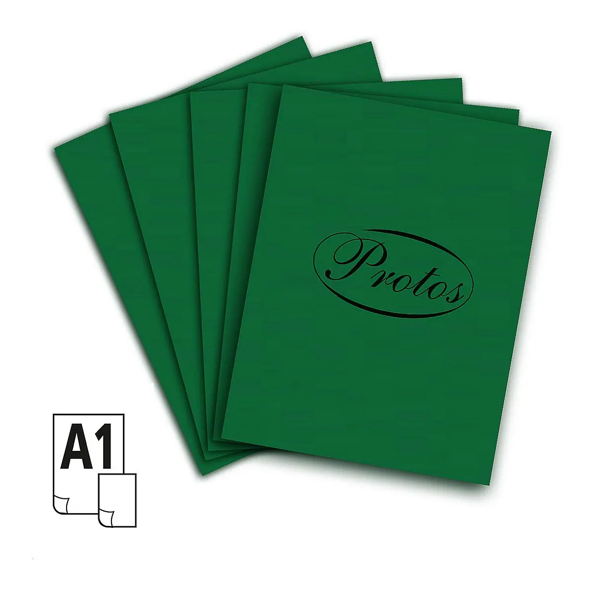 Brystol A1 ciemnozielony - Papiernicze i szkolne