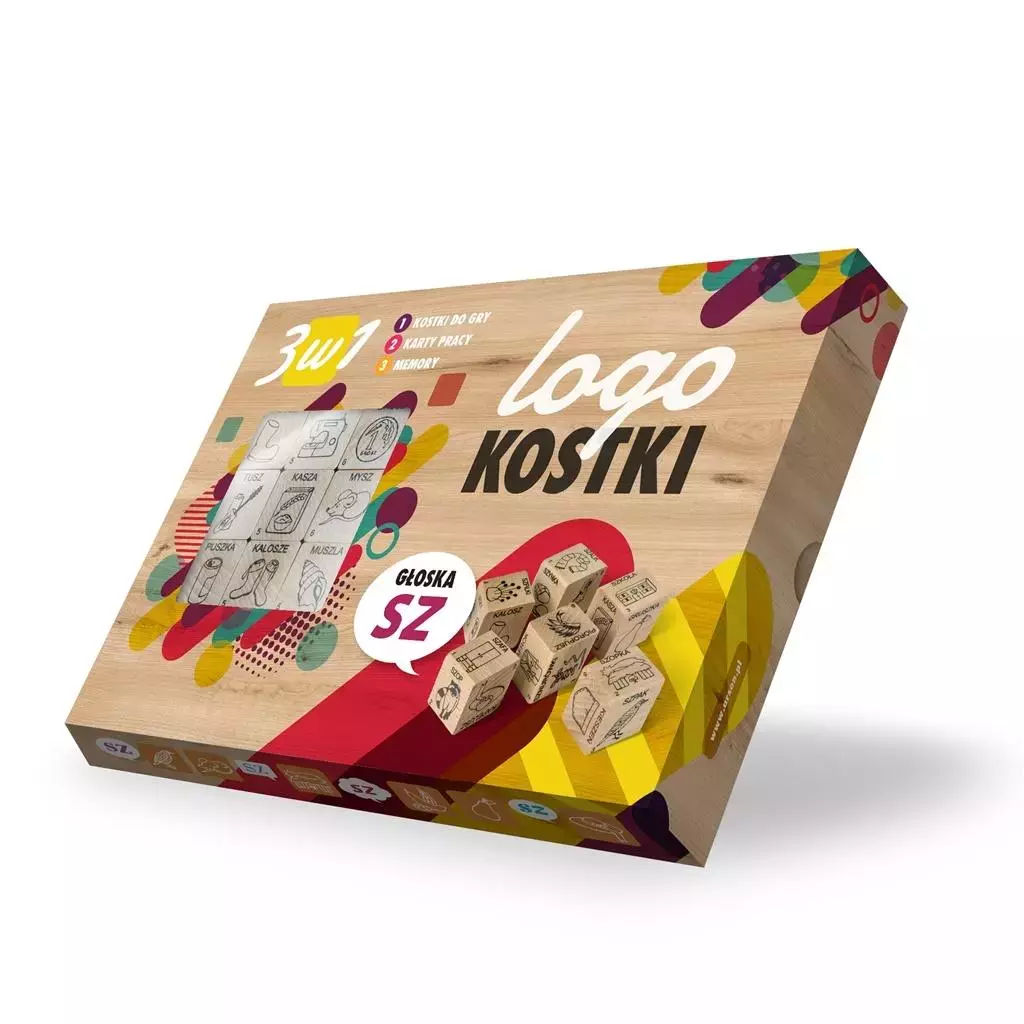 Logokostki. Głoska „sz” 3 w 1 - Gry