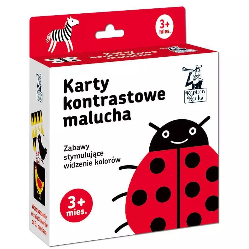 Karty kontrastowe malucha. 3+ miesięcy - Książki
