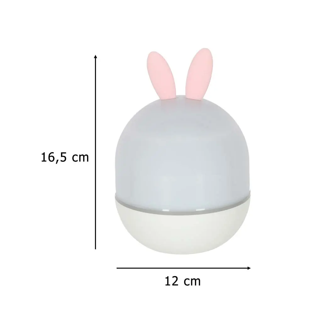 Lampka nocna projektor gwiazd LED USB obrotowy 6 motywów pilot królik - Mama i dziecko