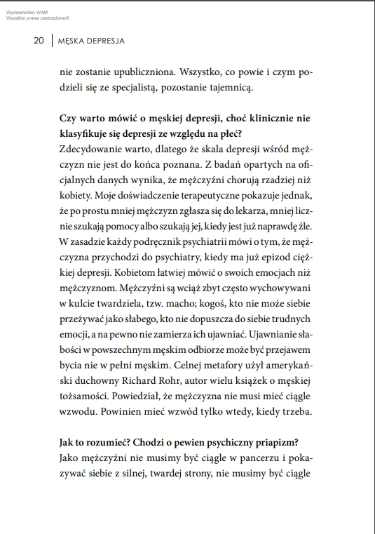 Męska depresja. Jak rozbić pancerz - Książki