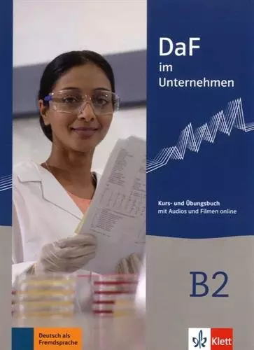 DaF im Unternehmen B2. Kurs- und Übungsbuch mit Audios und Filmen online - Książki