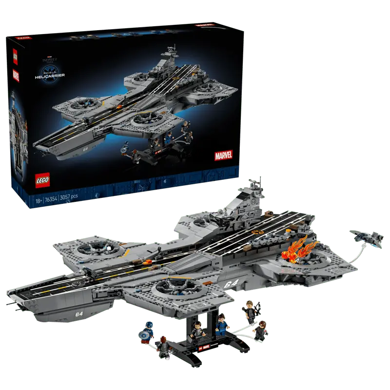 LEGO Marvel Lotniskowiec T.A.R.C.Z.Y. 76354 - Zabawki