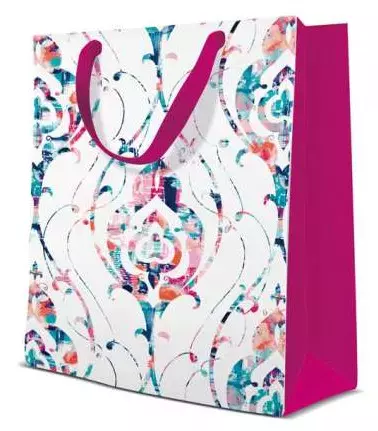 Torebka prezentowa Tie-Dye Ornament, średnia - Papiernicze i szkolne