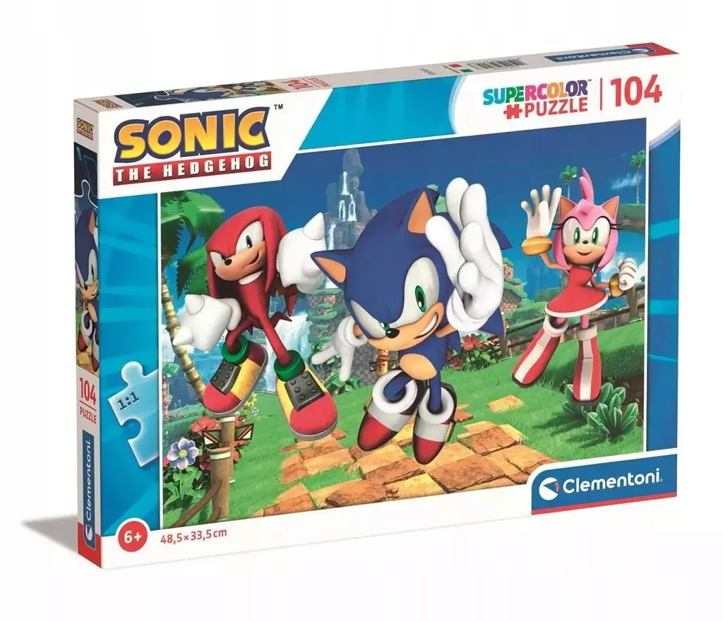 Puzzle 104 elementy. Supercolor. Sonic - Puzzle