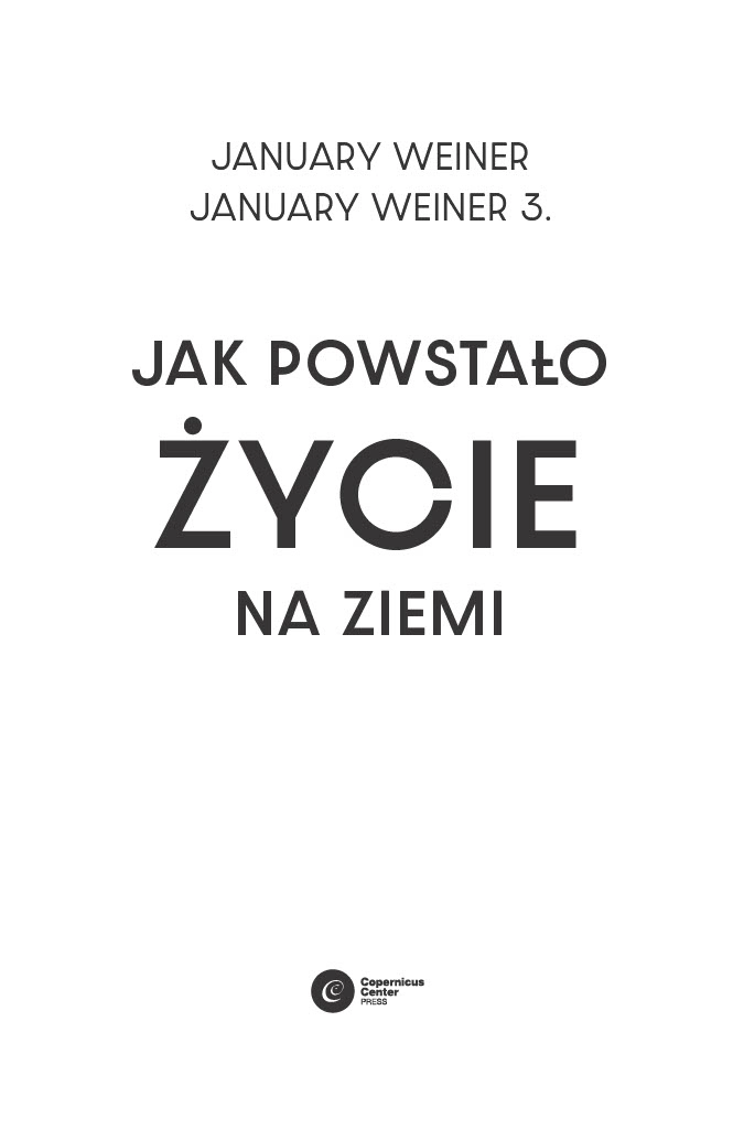 Jak powstało życie na Ziemi - Książki
