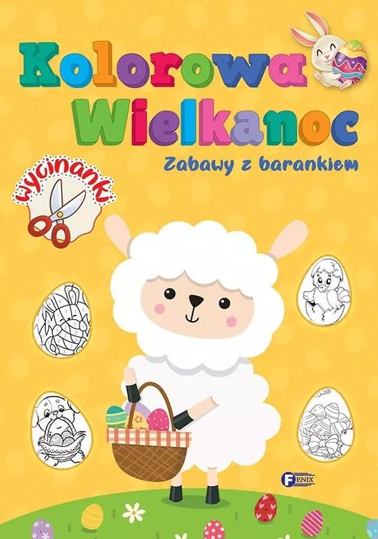 Kolorowa Wielkanoc Zabawy z barankiem - Książki