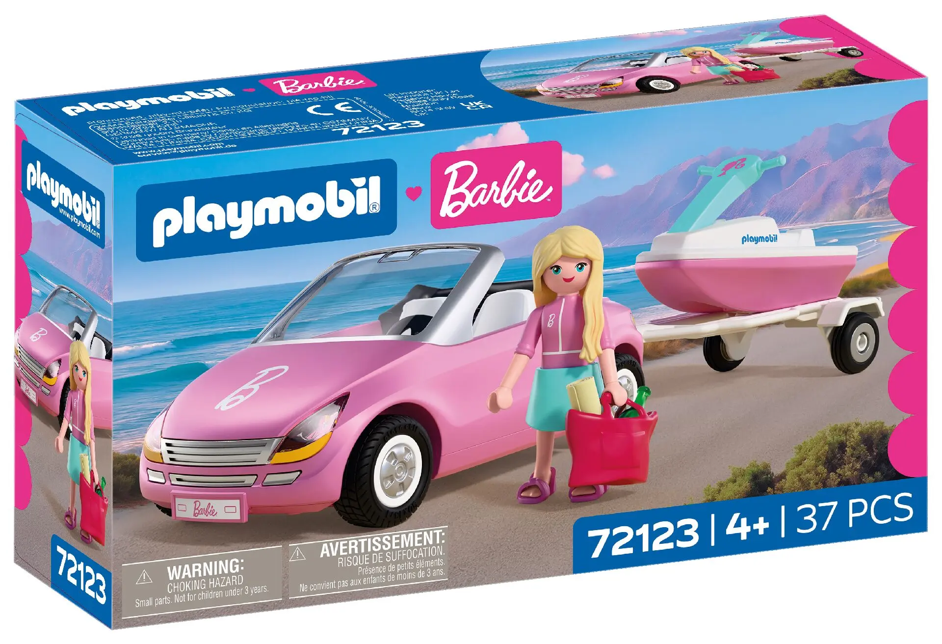Playmobil PLAYMOBIL Barbie Kabriolet 72123 - Zabawki