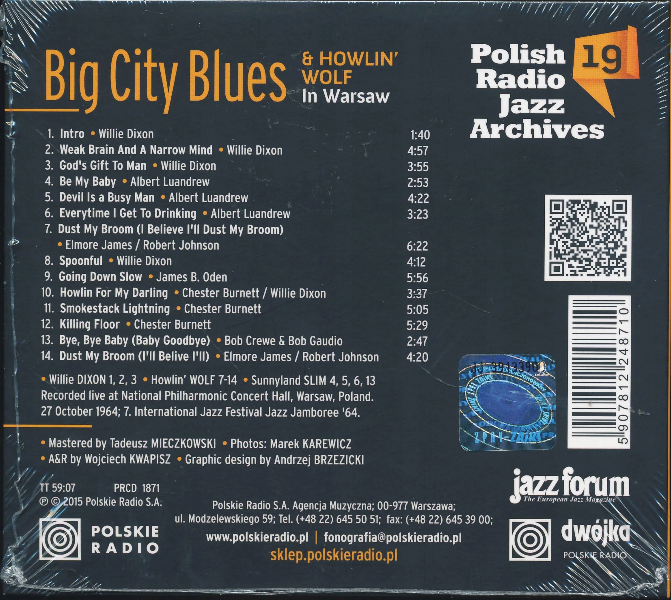 Big City Blues & Howlin` Wolf in Warsaw (Digipack) - Muzyka