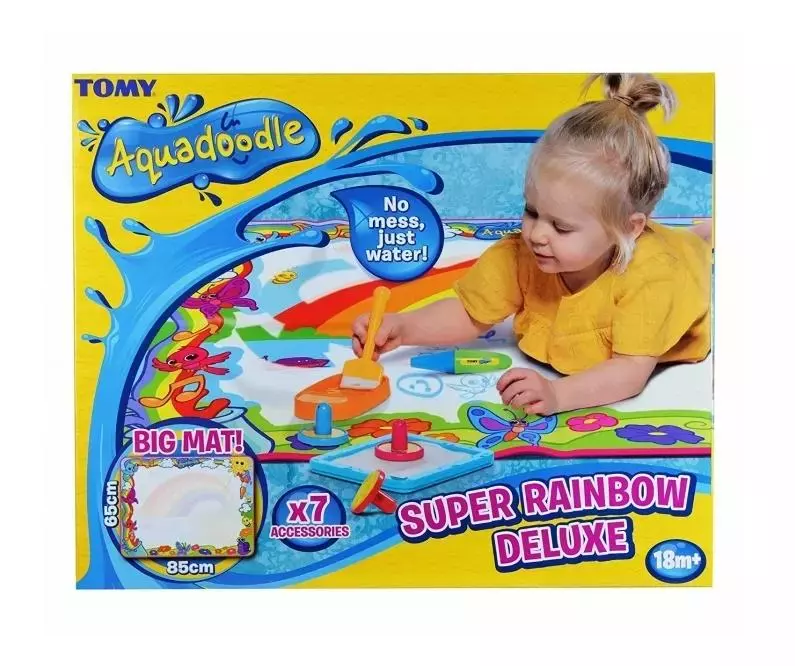 Aquadoodle mata tęczowa deluxe TOMY - Zabawki