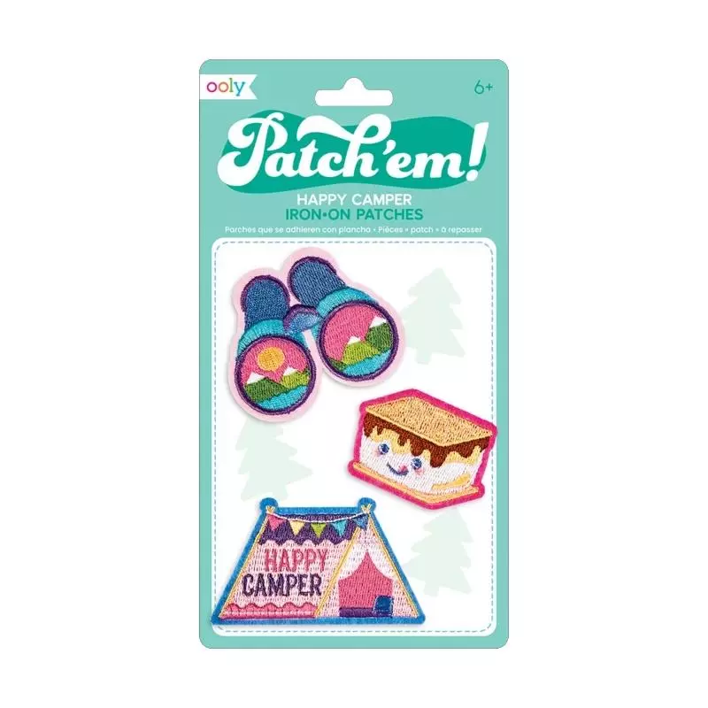 Naprasowanki Patch Em - Wesoły Biwak - Papiernicze i szkolne